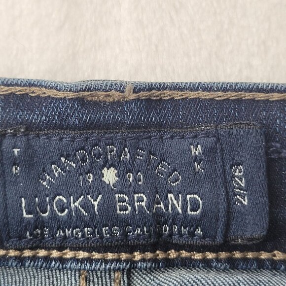 Lucky Brand Olivia Skinny Women's Dark Wash Denim Jeans Size 2/26 - Picture 8 of 12